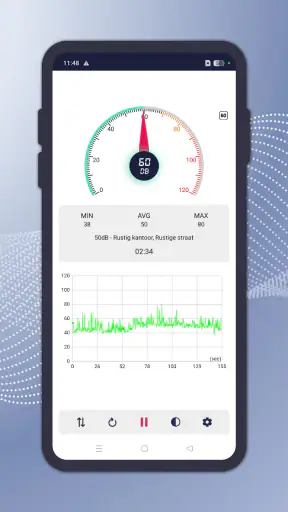 Geluidsmeter screenshot