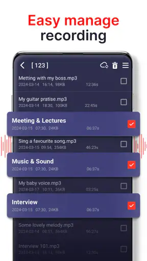 geluidsrecorder screenshot