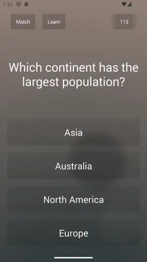 General Knowledge Quiz screenshot