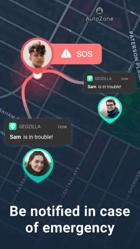 GeoZilla - Family GPS Locator screenshot