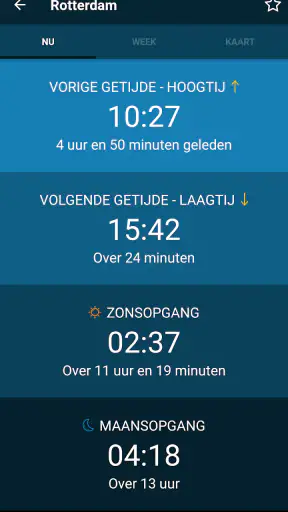 Getijden in de buurt screenshot