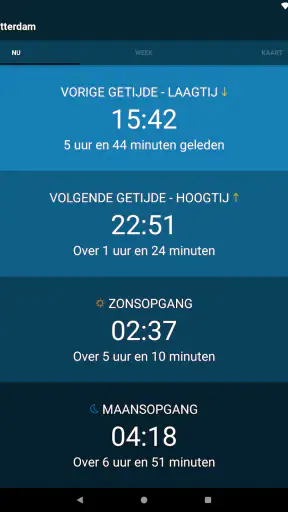 Getijden in de buurt screenshot