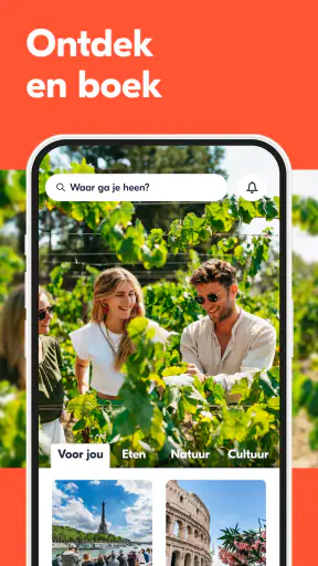 GetYourGuide: plan en boek screenshot