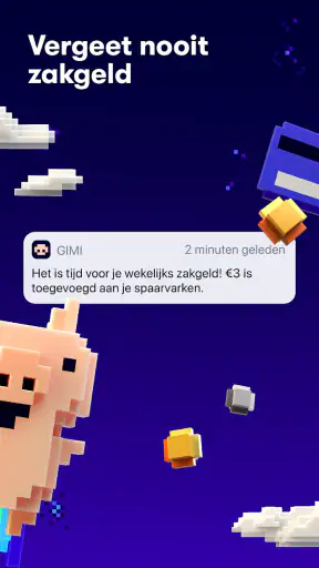 Gimi - Zakgeld op de telefoon screenshot
