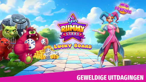 Gin Rummy Stars - Kaartspel screenshot