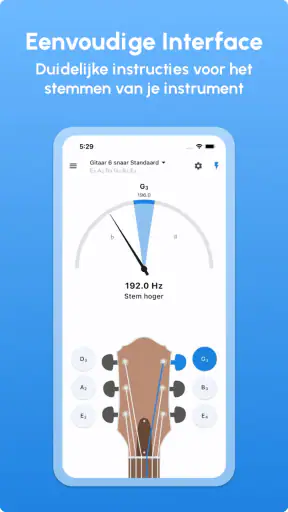 Gitaar Stemmen - LikeTones screenshot