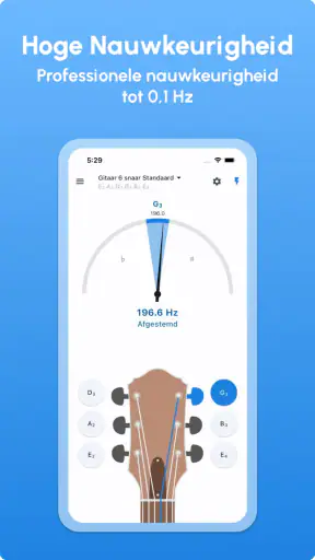 Gitaar Stemmen - LikeTones screenshot