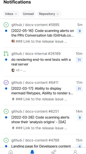 GitHub screenshot
