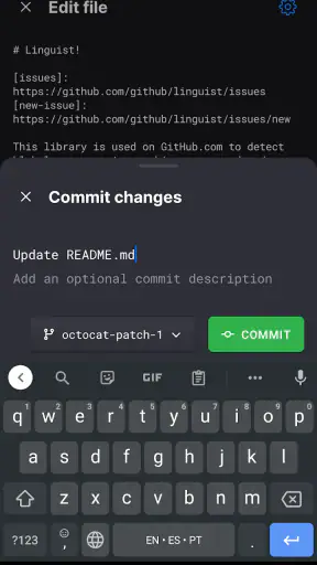GitHub screenshot