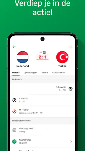 GoalAlert - Voetbal Scores screenshot