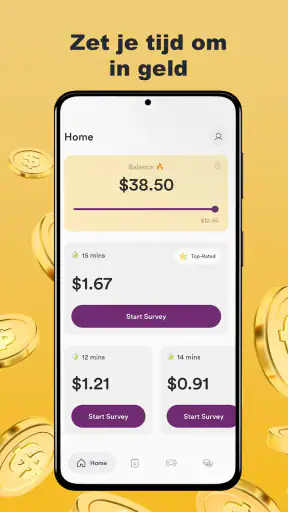 Golden Surveys - Verdien geld screenshot