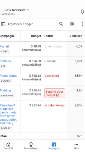 Google Ads screenshot