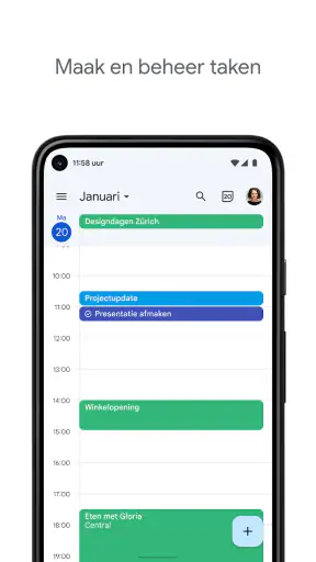 Google Agenda screenshot