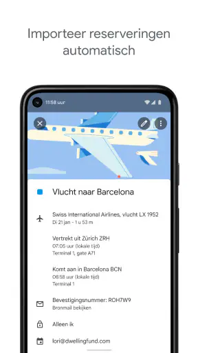 Google Agenda screenshot