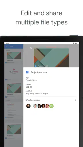 Google Documenten screenshot