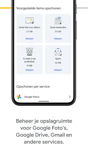 Google One screenshot