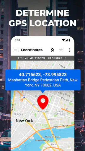 GPS coördinaten Kaart screenshot