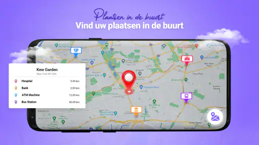 GPS Live Satelliet Uitzich Map screenshot