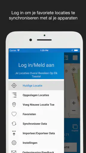 GPS-Locatie Opslag screenshot