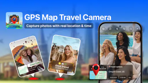 GPS Map Travel Camera screenshot
