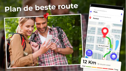 GPS Navigatie - Route Planner screenshot