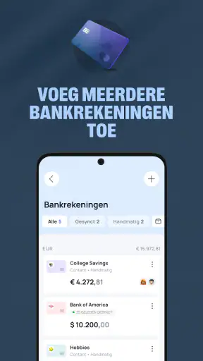 Grassfeld - Huishoudboekje app screenshot