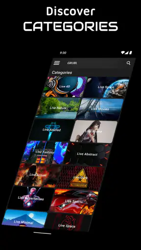 GRUBL™ 4D Live Wallpapers + AI screenshot