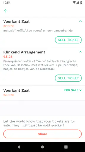 GUTS Tickets - Eerlijke Ticket screenshot