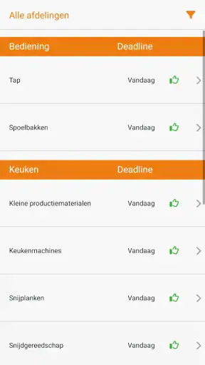 HACCP app Bureau de Wit screenshot