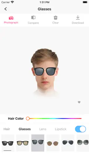 Hair Makeover-modiface・haircut screenshot