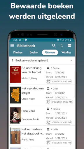 Handy Library - Boeken Ordenen screenshot