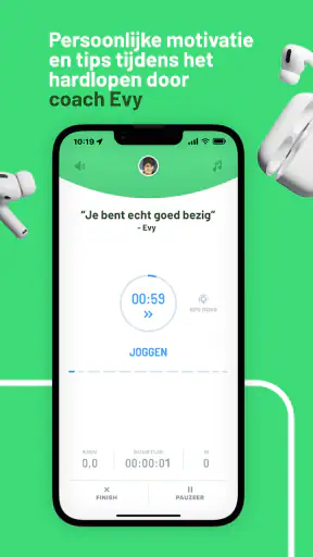 Hardlopen met Evy screenshot