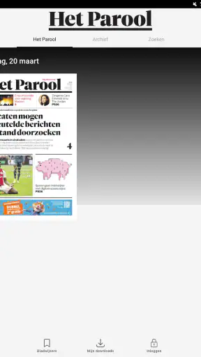 Het Parool digitale krant screenshot