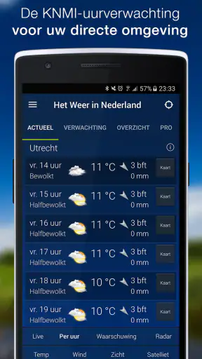 Het weer in Nederland screenshot