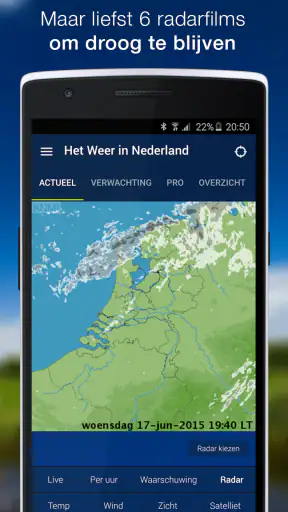 Het weer in Nederland screenshot