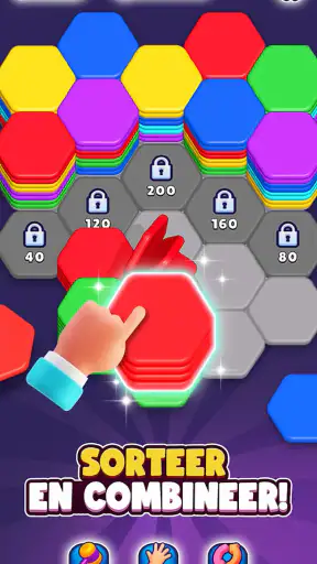 Hexa Sort screenshot