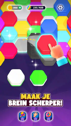 Hexa Sort screenshot