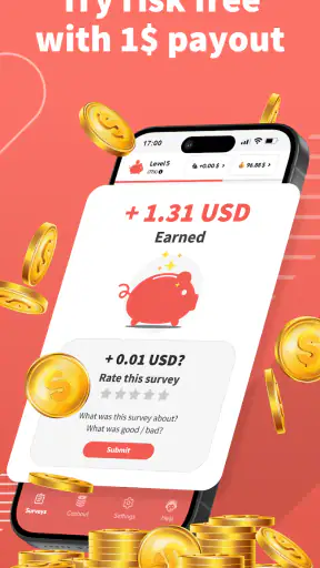 HeyPiggy - Betaalde enquêtes screenshot