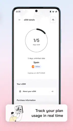Holafly eSIM Prepaid Card screenshot