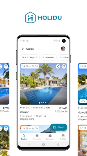 Holidu: Vakantiehuizen screenshot