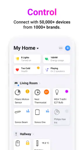 Homey – Een beter smart home. screenshot