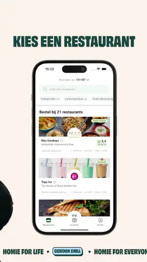 Homie screenshot
