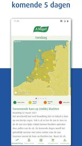 A.Vogel Hooikoortsweerbericht screenshot