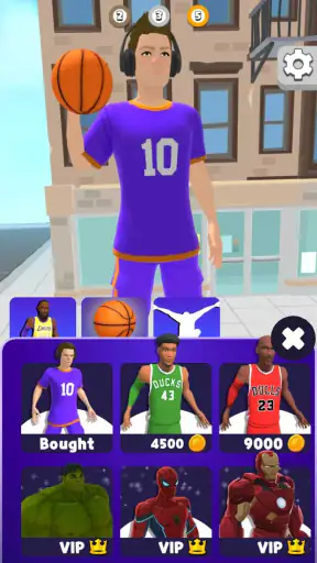 Hoop World: Flip Dunk Game 3D screenshot
