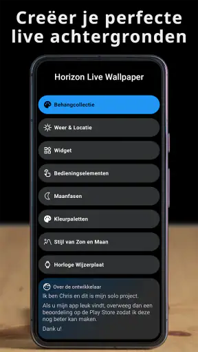 Horizon Live Wallpapers screenshot