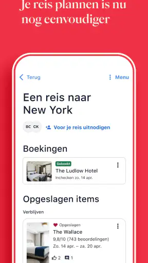 Hotels.com: hotelboeking screenshot