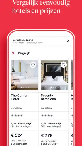 Hotels.com: hotelboeking screenshot