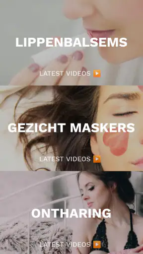 Huidver en gezichtsverzorgings screenshot