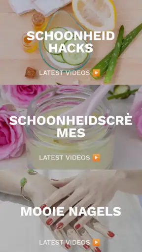 Huidver en gezichtsverzorgings screenshot