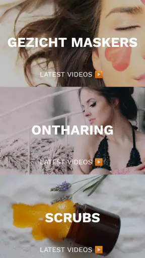 Huidver en gezichtsverzorgings screenshot
